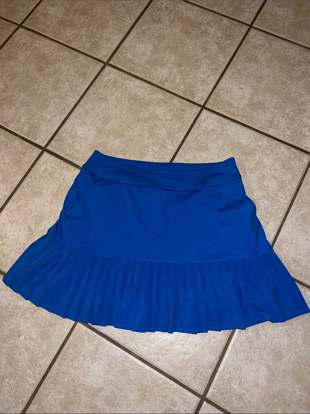 Under Armour Royal Blue Pleated Hem Athletic Skort